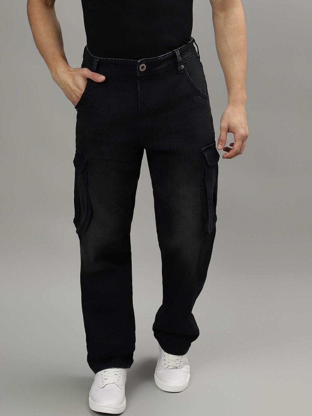 iconic men mid-rise clean look stretchable jeans