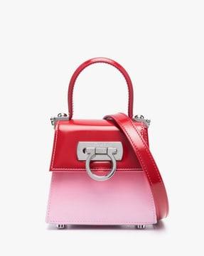 iconic top handle extra-small bag with airbrushing
