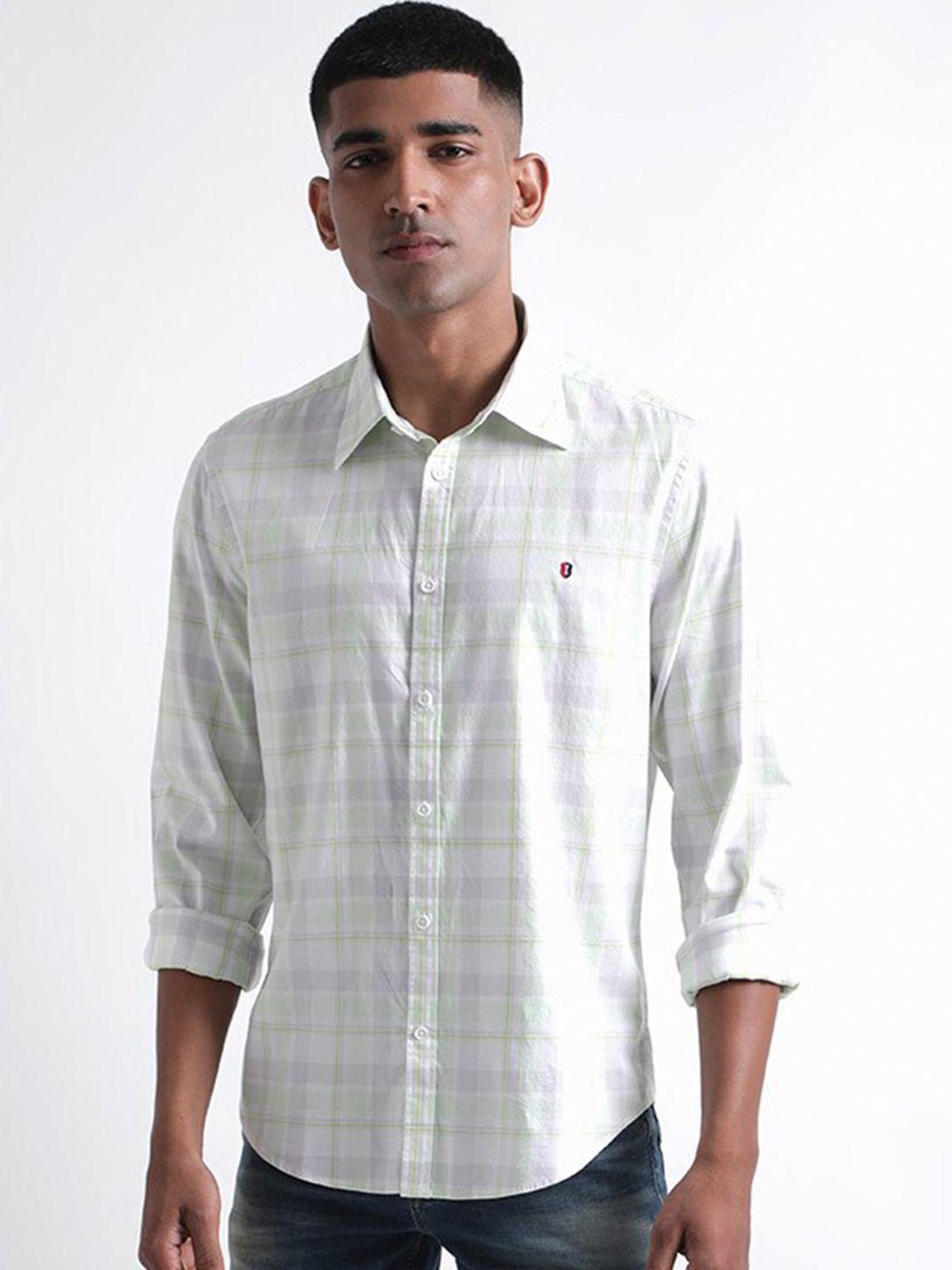 iconic checked cotton casual shirt