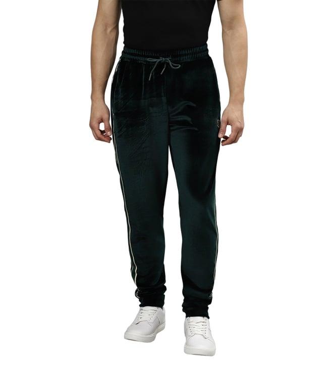 iconic green regular fit trackpants