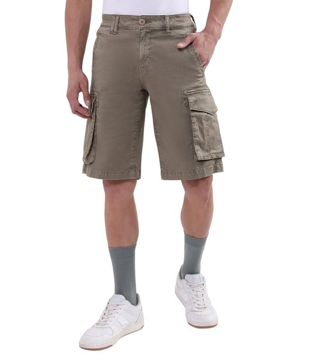 iconic khaki regular fit shorts