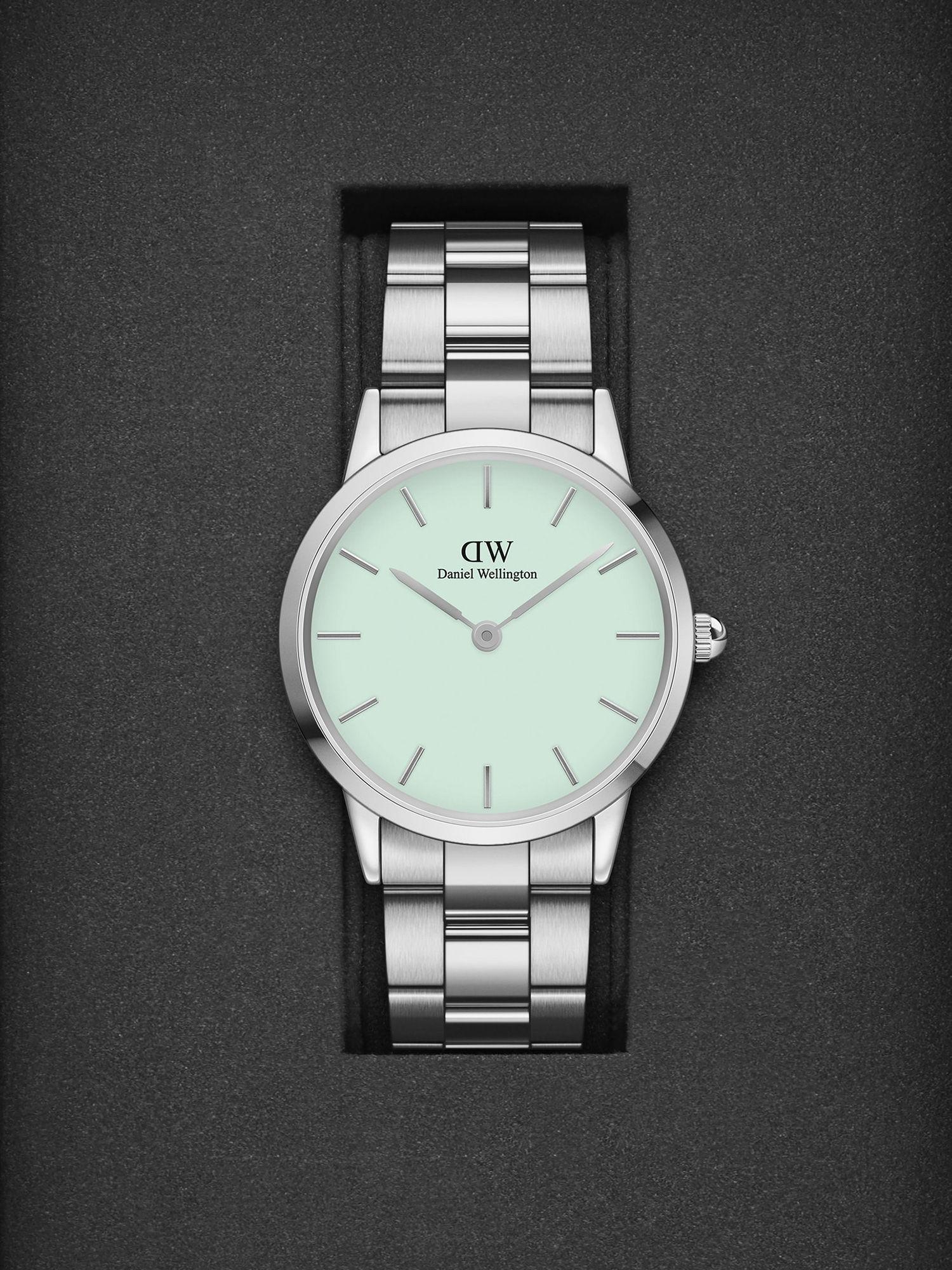 iconic link mint 36mm green dial silver unisex watch