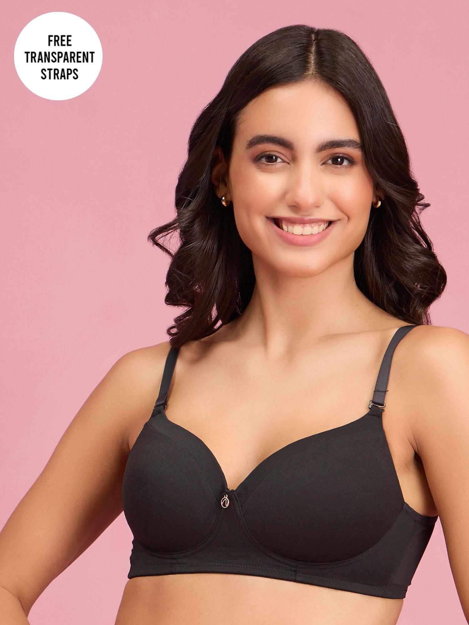 iconic low back party bra - nyb252 - black