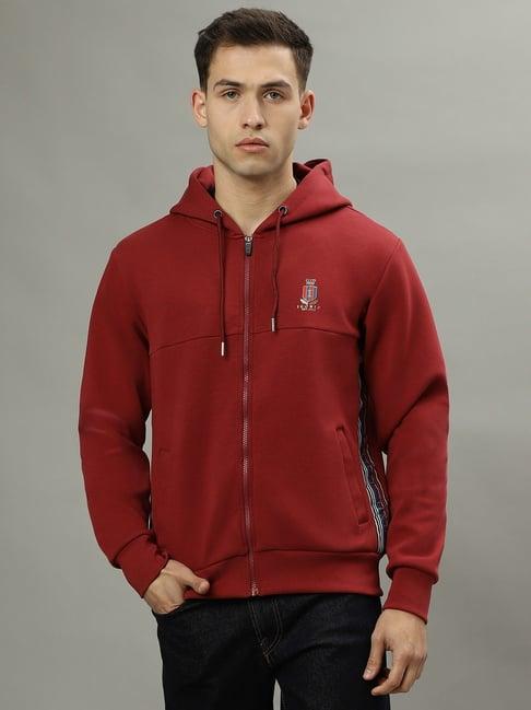 iconic men solid regular fit polyester sweatshirts