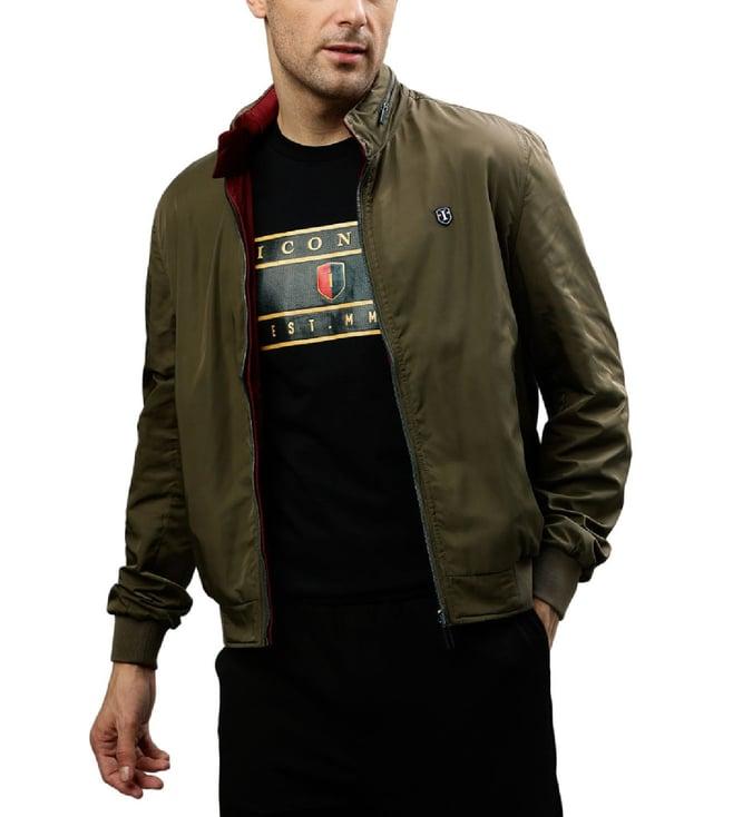 iconic multicolorcolor regular fit reversible jacket