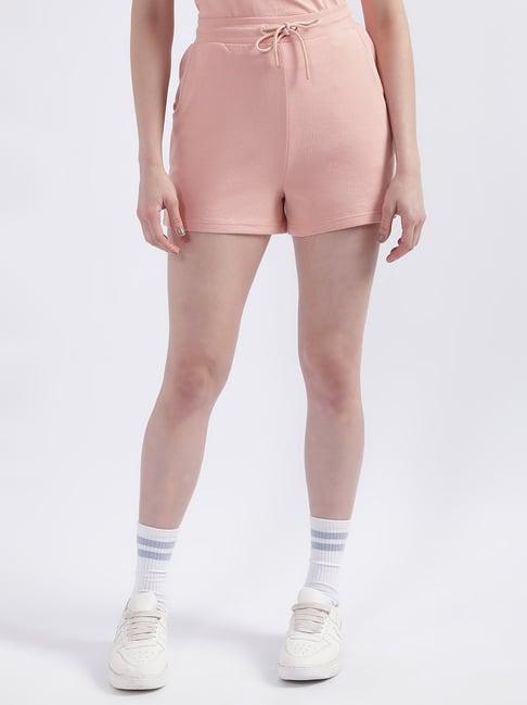 iconic pink cotton shorts