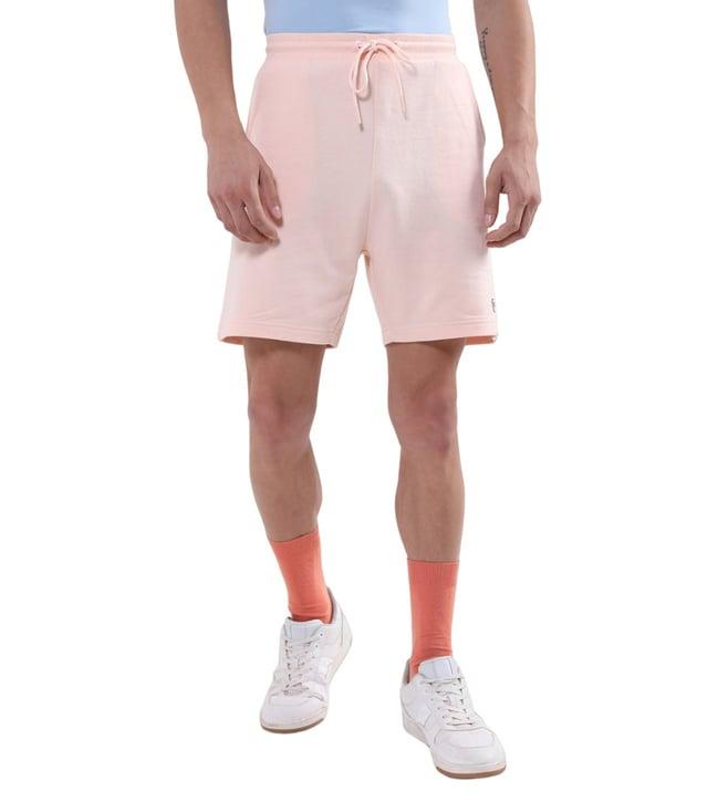 iconic pink regular fit shorts