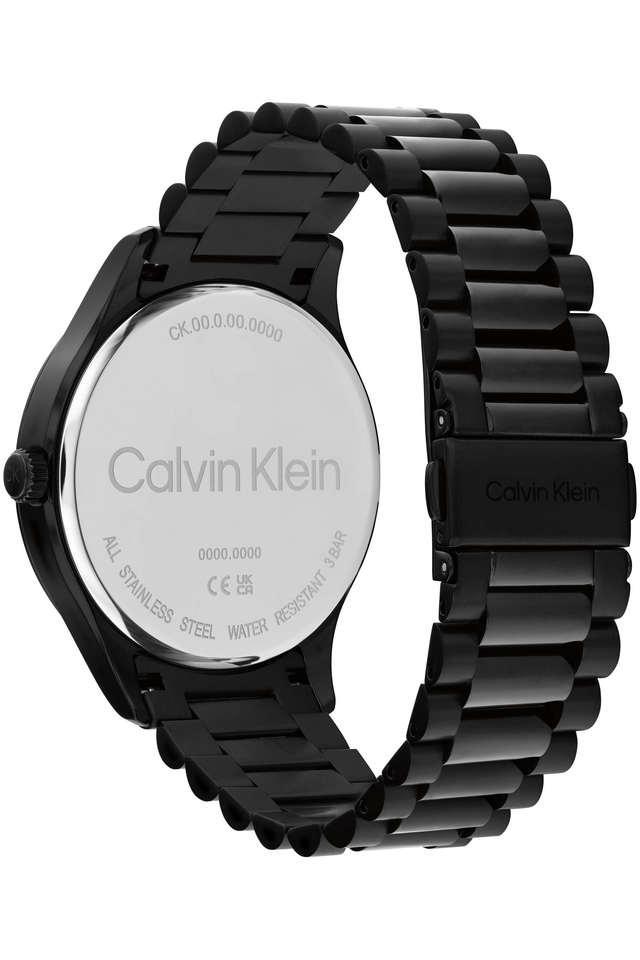 iconic quartz black round dial unisex watch - 25200344