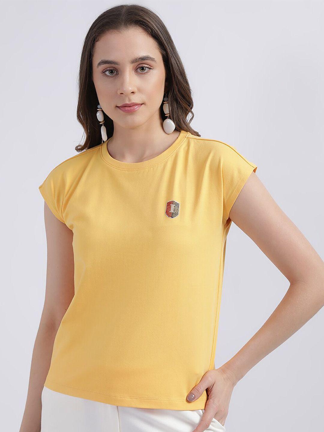 iconic round neck regular fit t-shirt