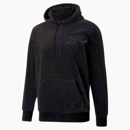 iconic t7 velour men's hoodie