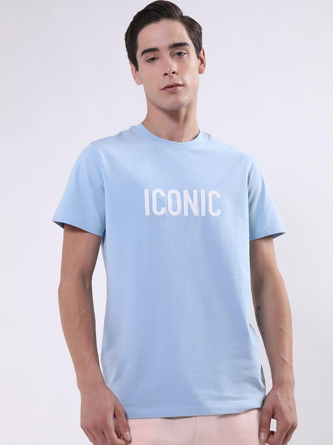 iconic typography printed t-shirt