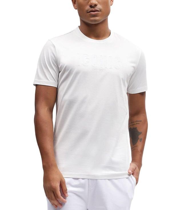 iconic white logo regular fit t-shirt