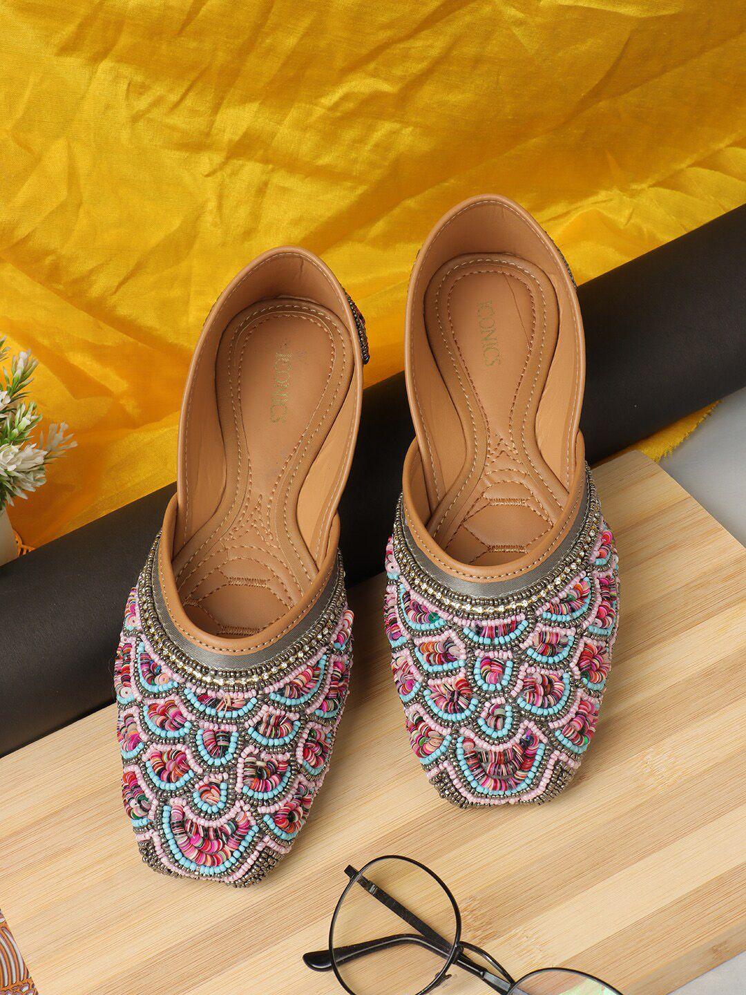 iconics embellished ethnic mojaris