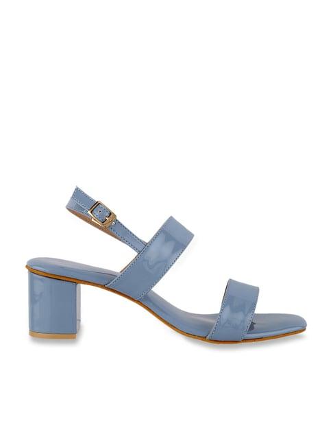 iconics women's blue back strap sandals