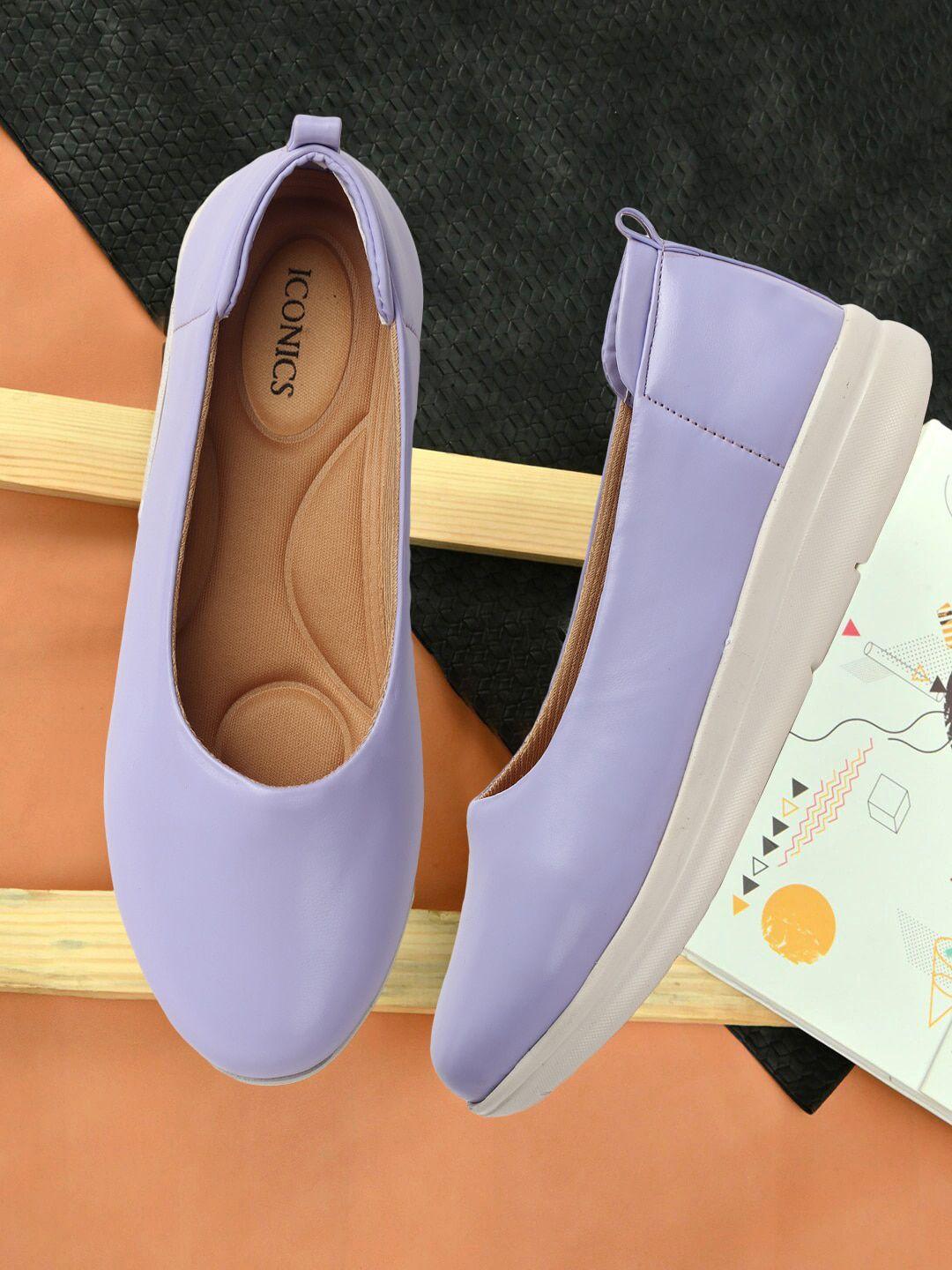 iconics women round toe ballerinas