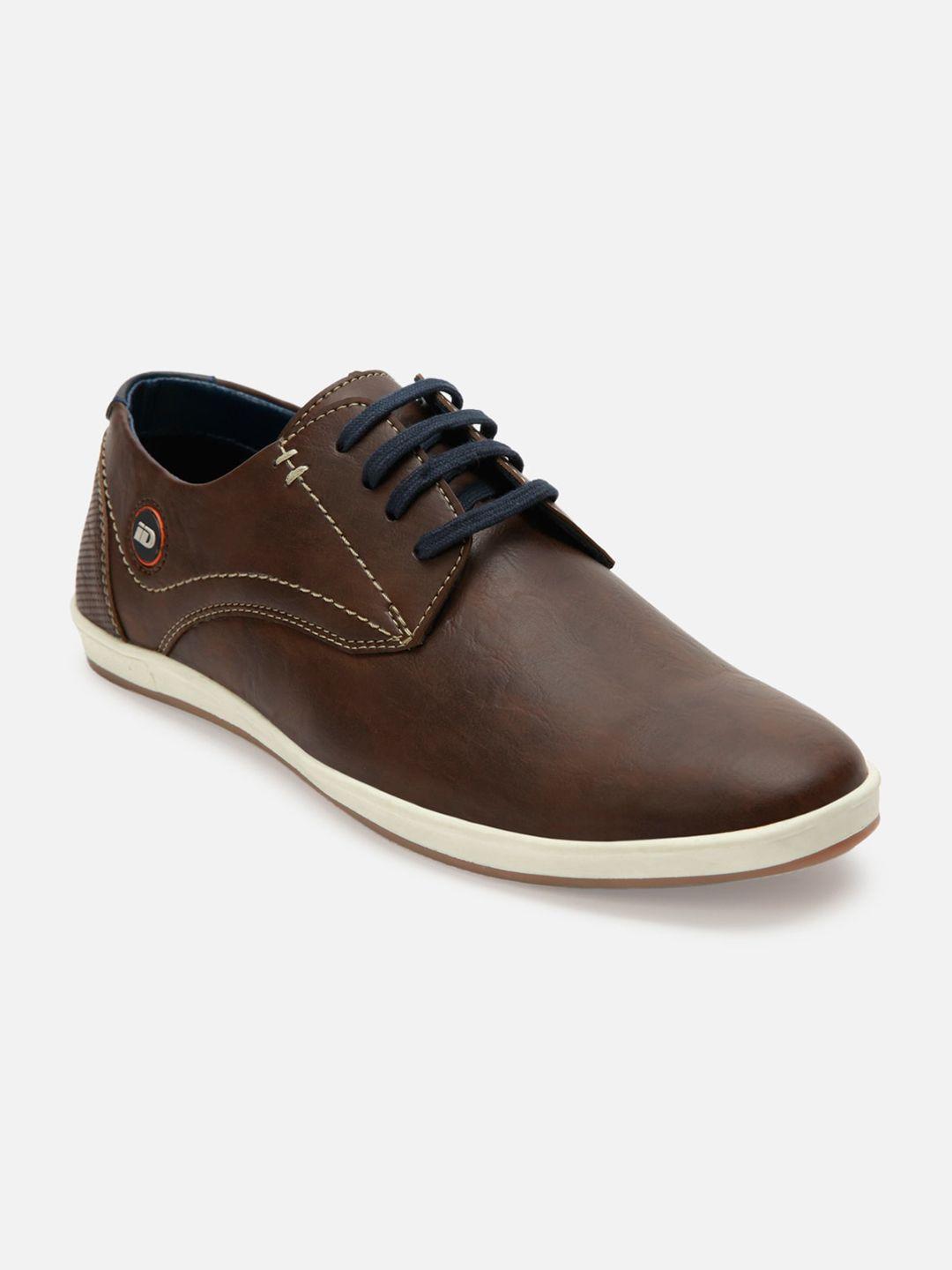 id men brown lace up casual shoes