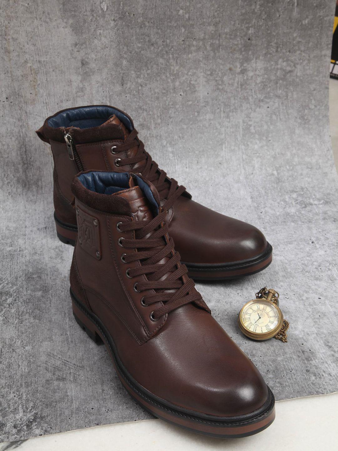 id men mid top leather regular boots