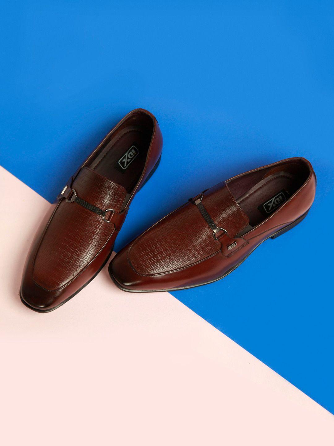 id men wine leather formal shoe