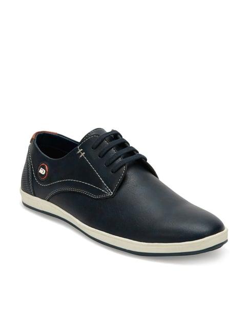 id men's navy derby shoes