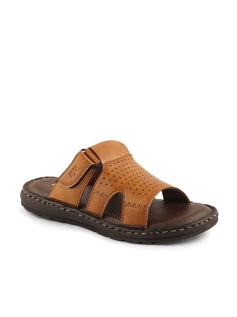 id men's tan casual sandals