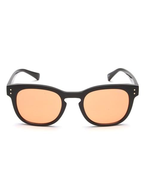 idee orange square uv protection unisex sunglasses