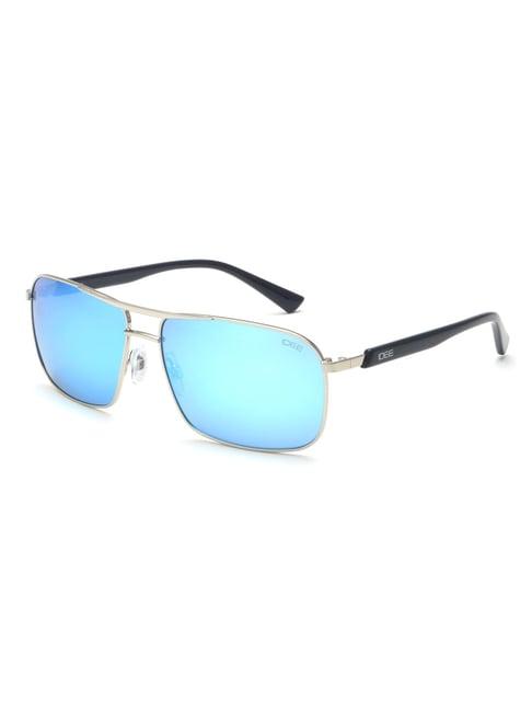 idee blue rectangular sunglasses for men