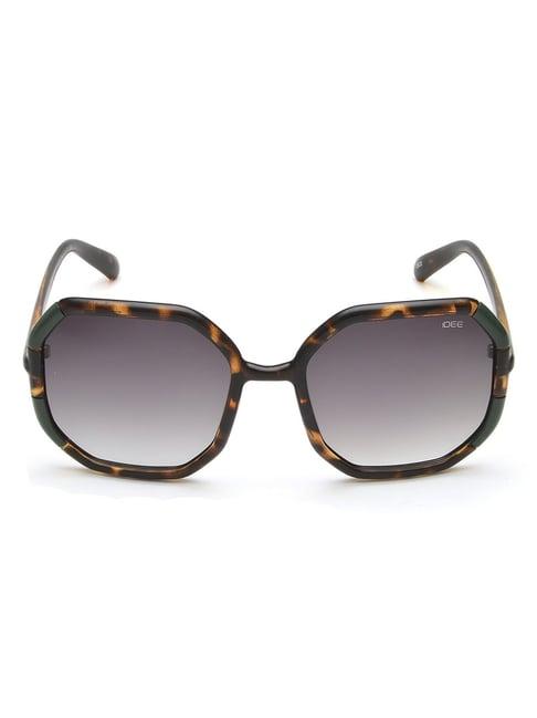 idee green hexaround sunglasses for women