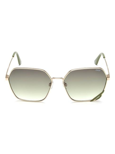 idee green square sunglasses for women