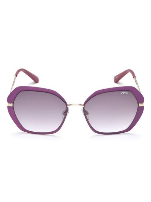 idee grey geometric uv protection sunglasses for women