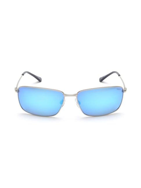 idee ids2610c4sg ice blue rectangular sunglasses