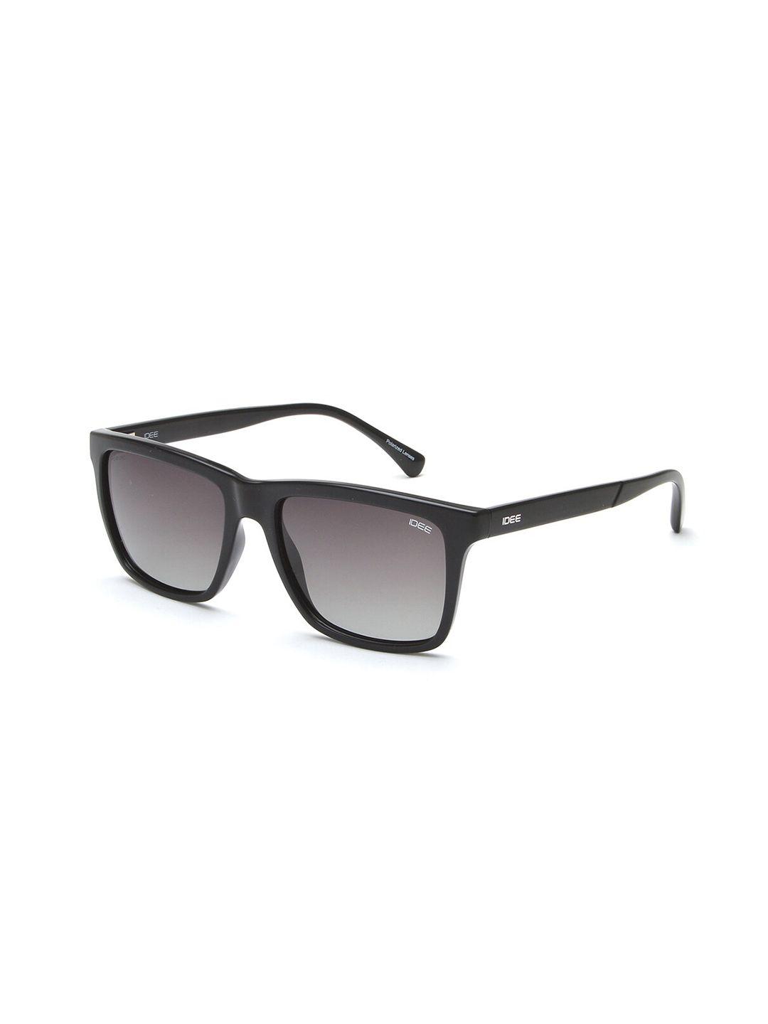 idee men black lens & black square sunglasses with uv protected lens