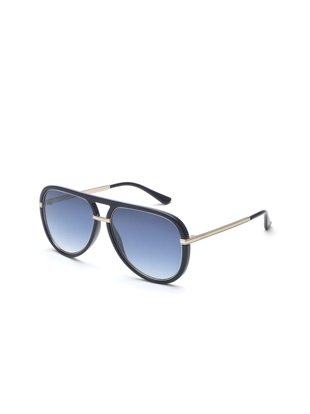 idee men blue lens & blue aviator sunglasses with uv protected lens