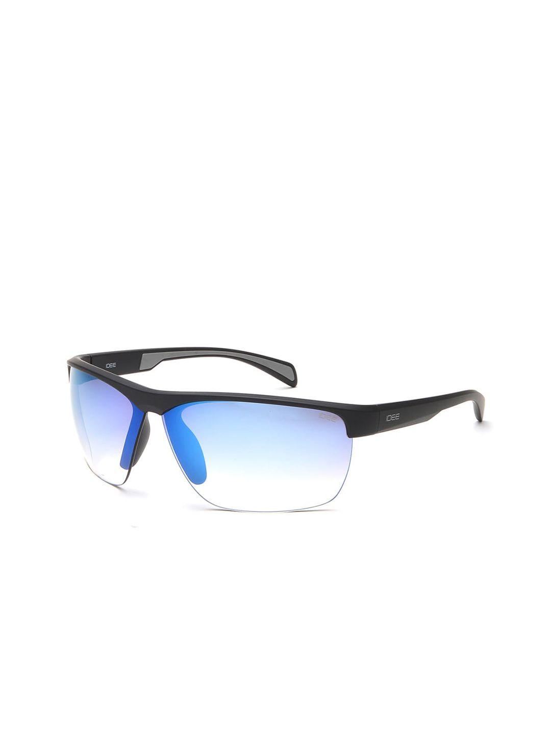 idee men blue sports sunglasses with uv protected lens ids2840c1sg
