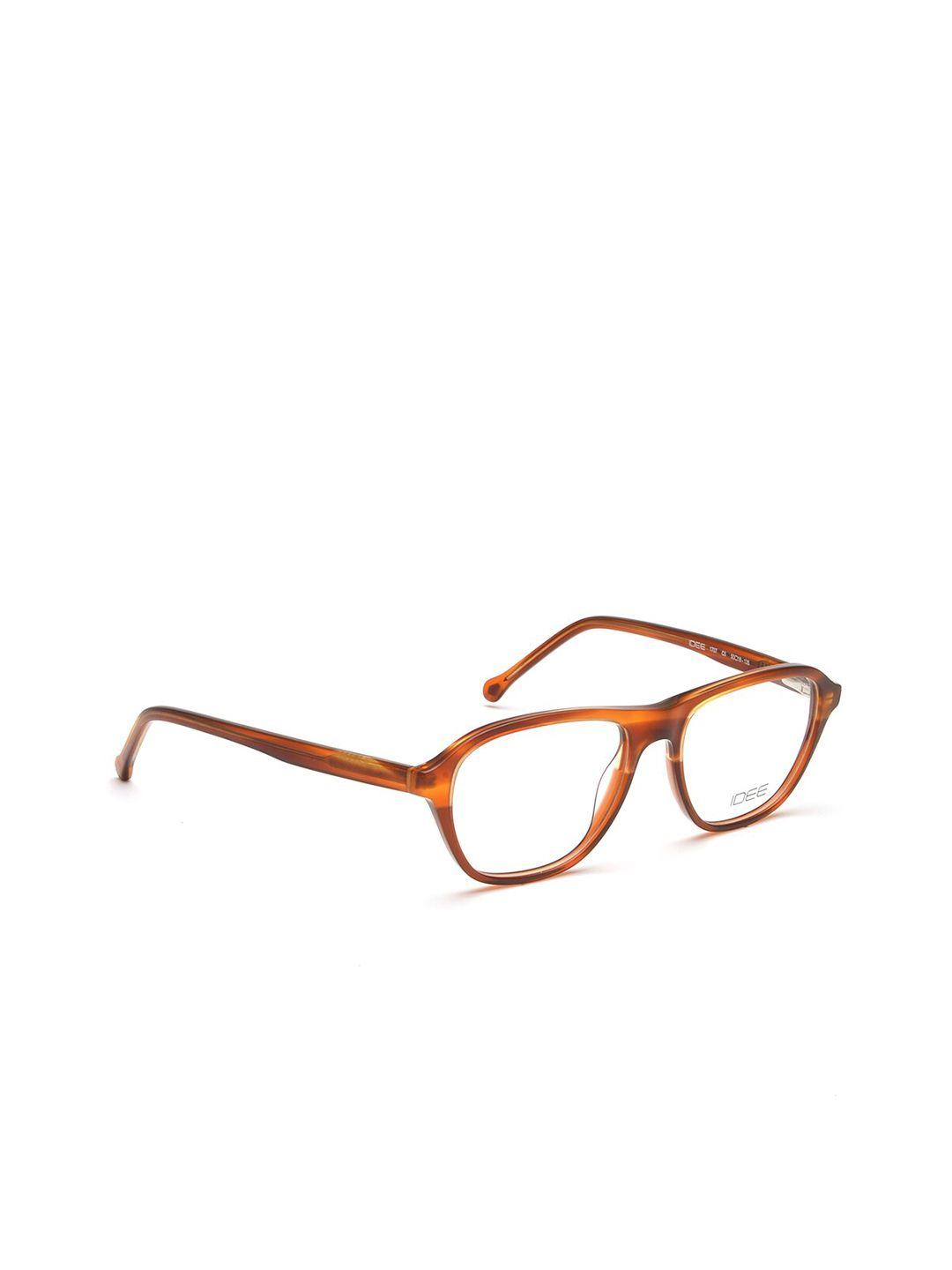 idee men brown full rim square frames