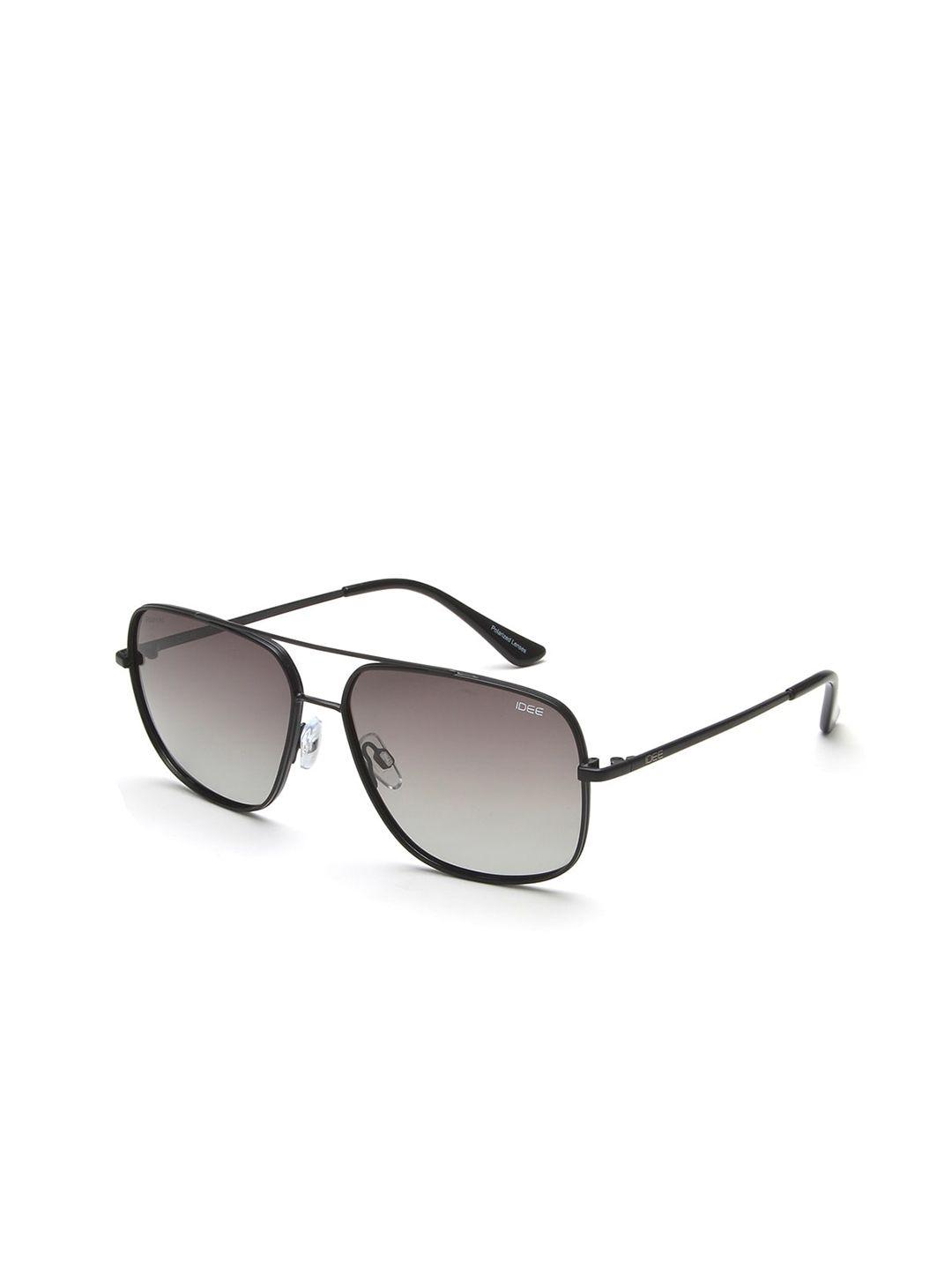 idee men grey aviator sunglasses with uv protected lens ids2835c4psg