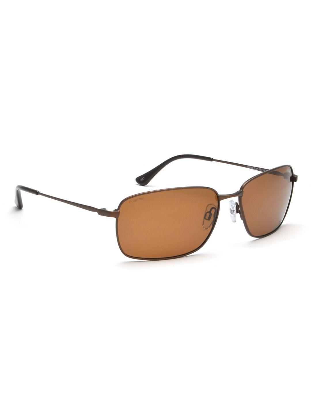 idee men rectangle sunglasses with polarised and uv protected lens ids2786c2psg