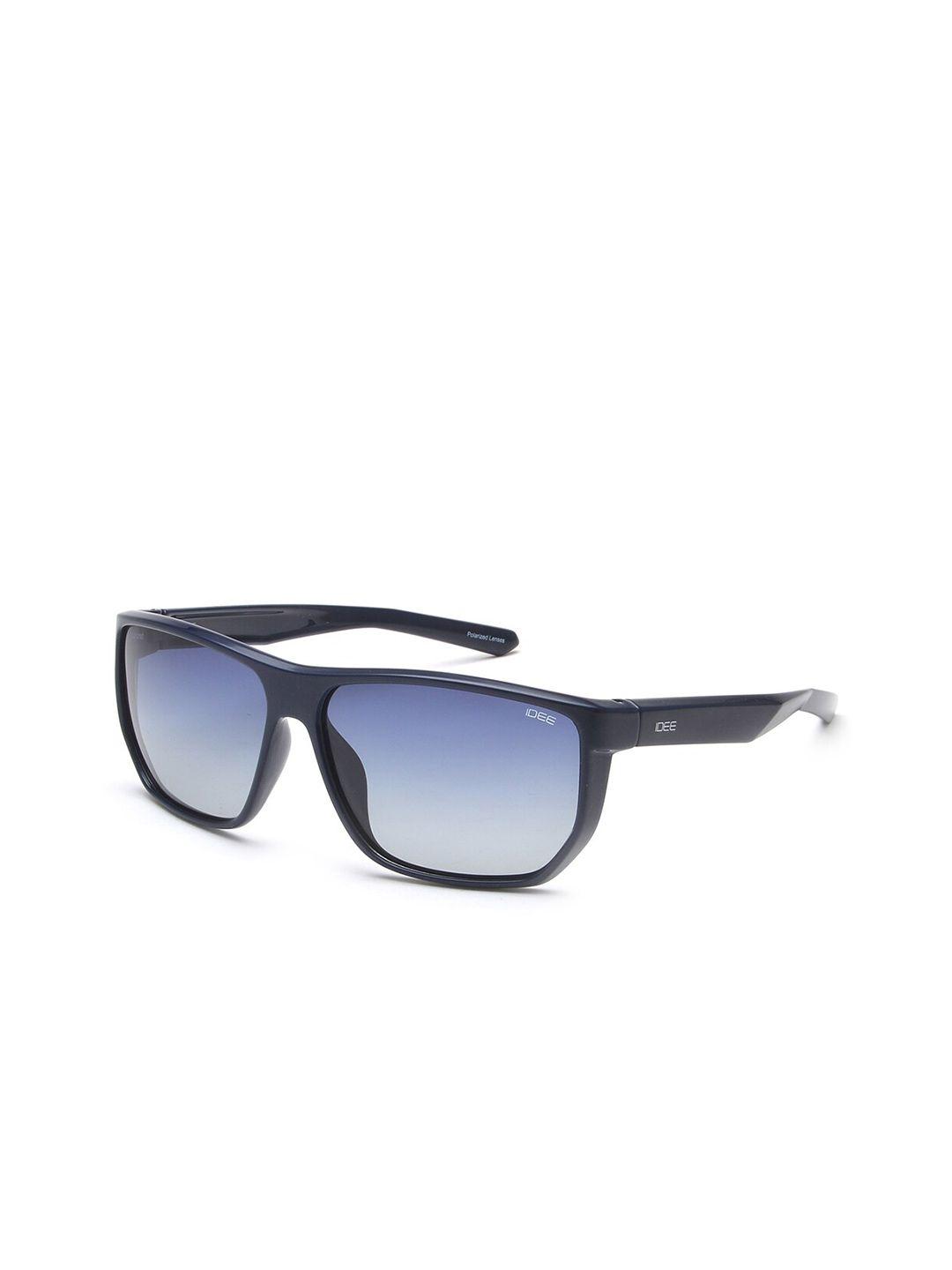 idee men rectangle sunglasses with uv protected lens ids2900c3psg