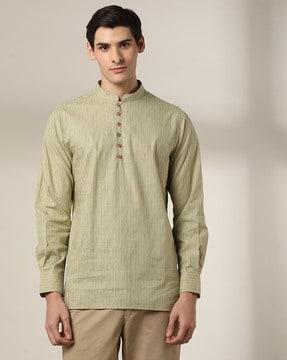 ikat print short kurta