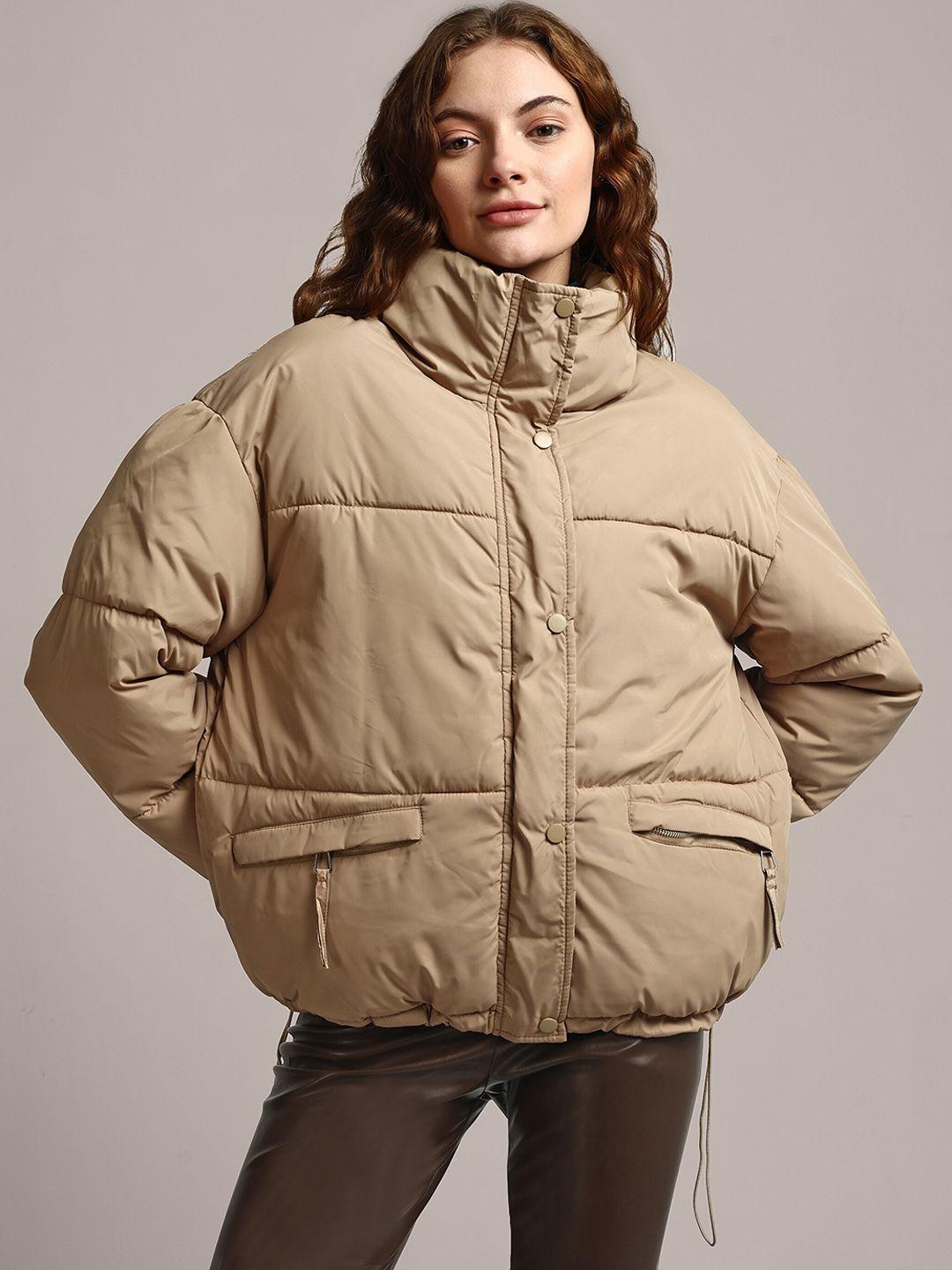 iki chic lightweight longline puffer jacket