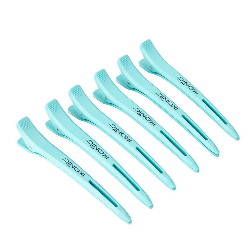 ikonic professional carbon section clips - teal