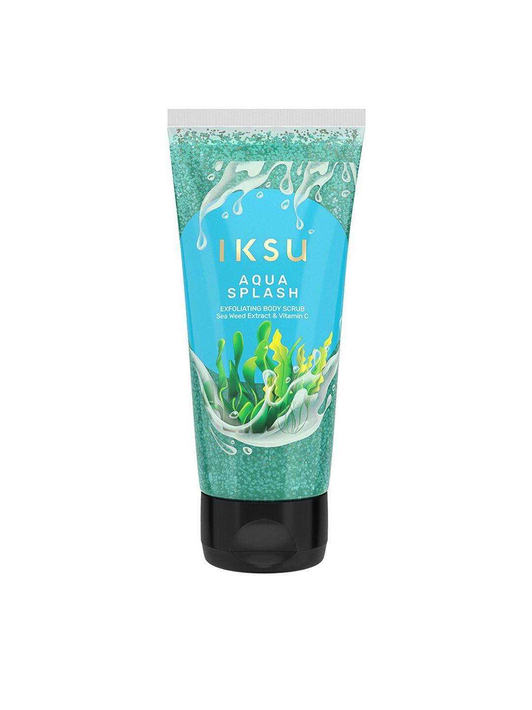 iksu by lifestyle aqua splash body scrub with sea weed extract & vitamin c - 200ml