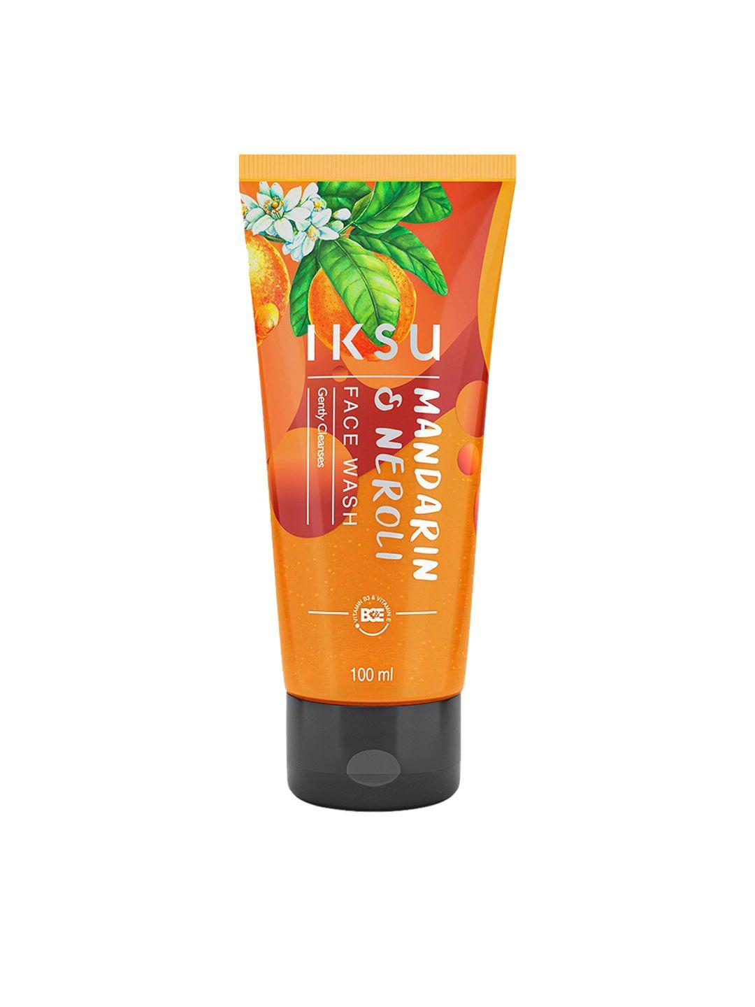 iksu by lifestyle mandarin & neroli face wash - 100 ml