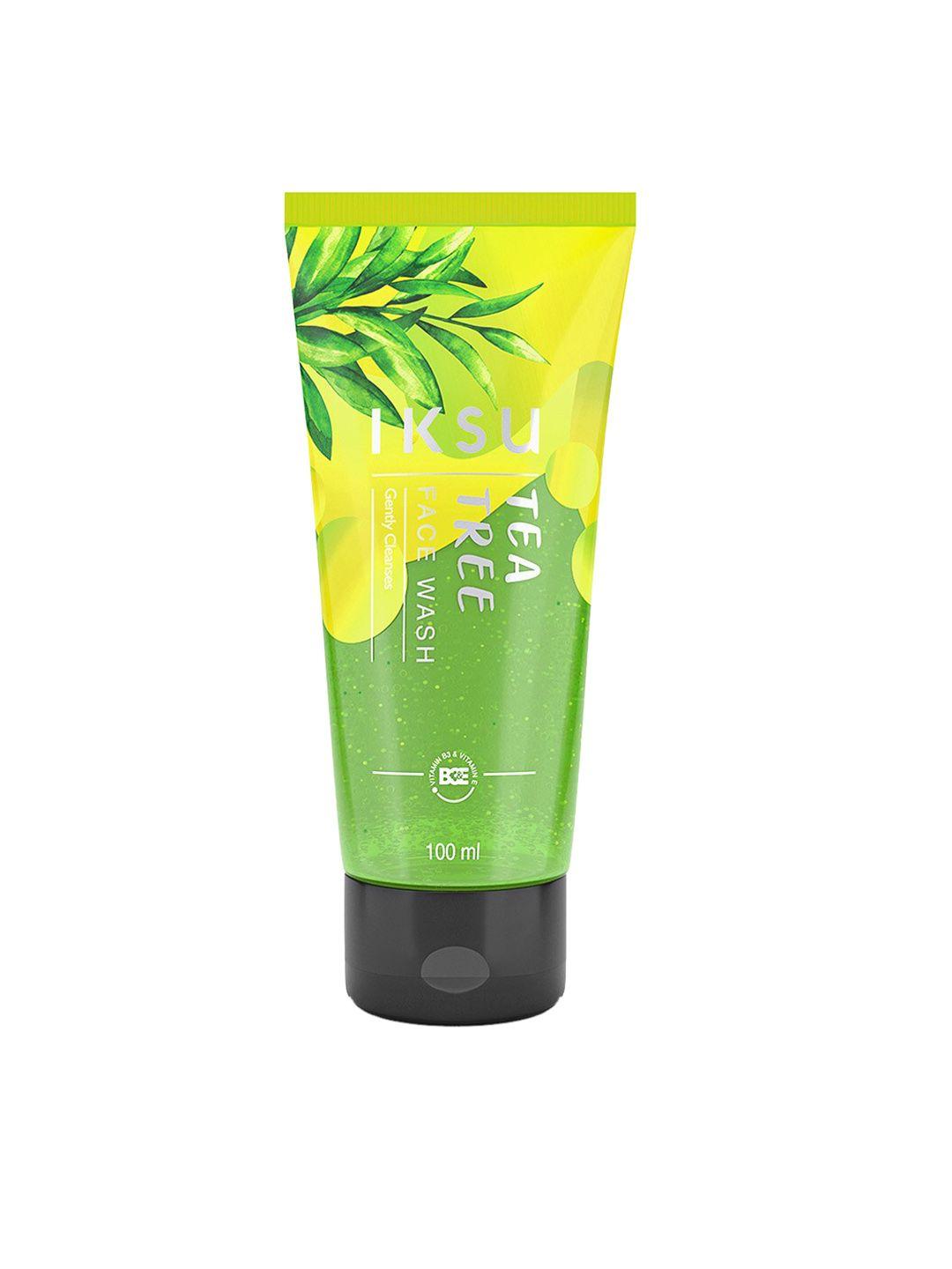 iksu by lifestyle tea tree face wash - 100 ml