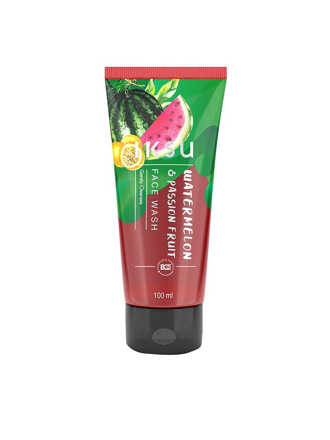 iksu by lifestyle watermelon & passion fruit face wash - 100ml