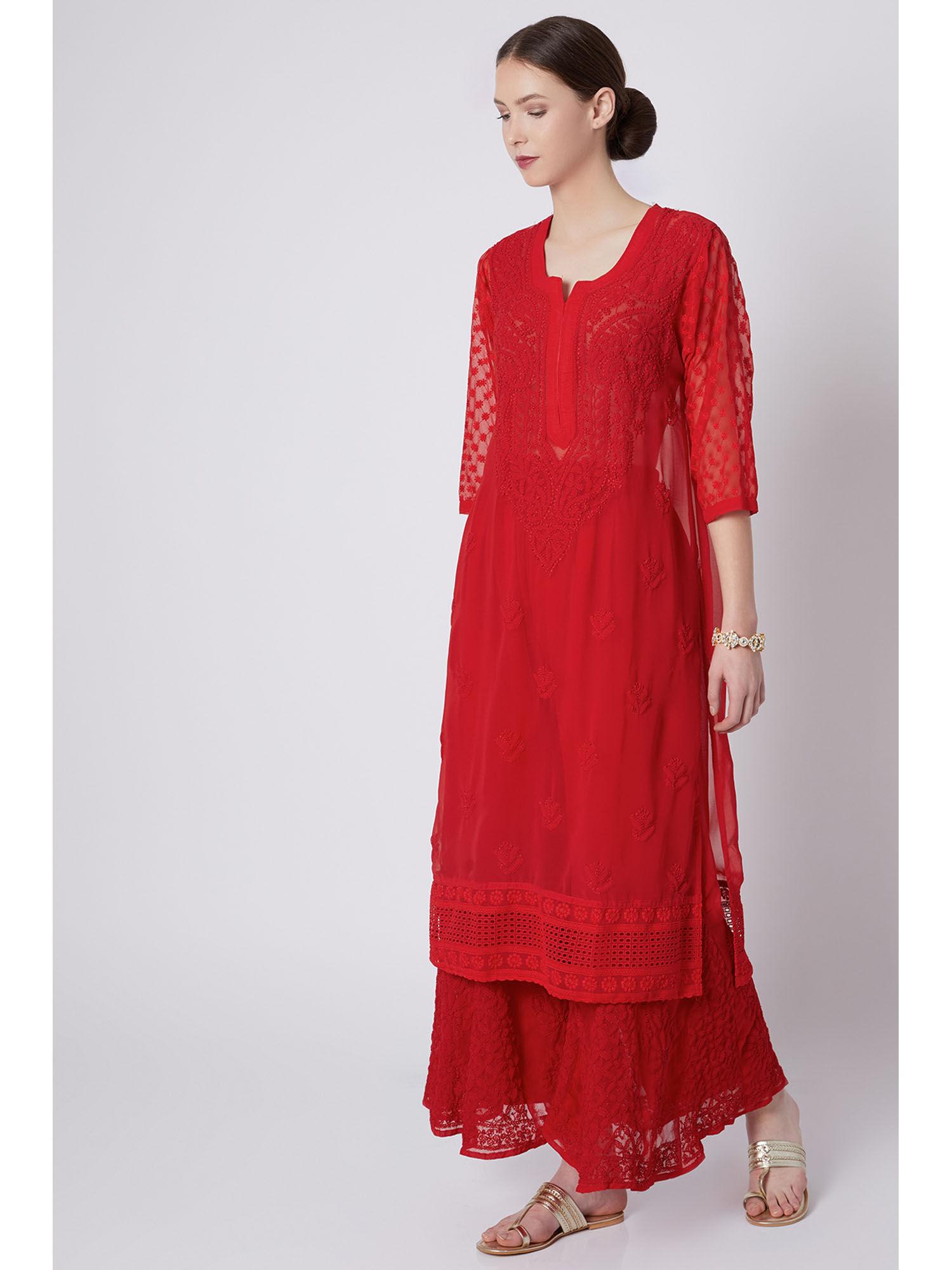 ilah chikankari kurta