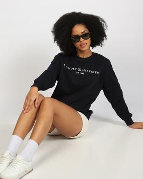 im modern regular fit corp logo crew-neck sweatshirt