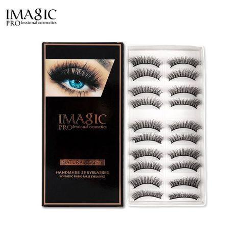 imagic professional handmade 3d fake eyelashes kit (l08)