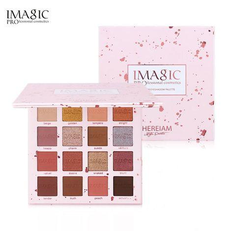 imagic professional pink pop 16 color eyeshadow palette ey-327