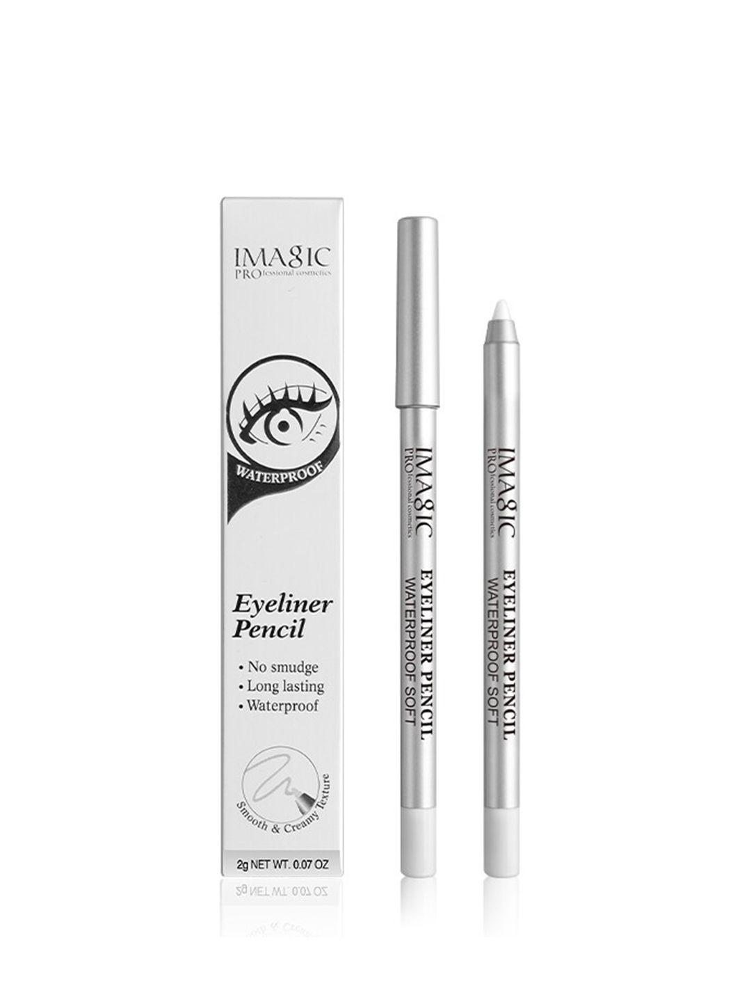 imagic waterproof soft long-lasting eyeliner pencil 2g - white