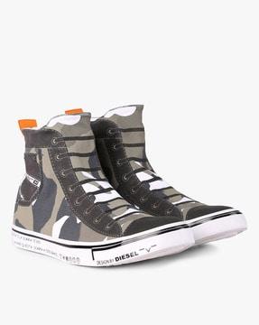 imaginee camouflage print sneakers